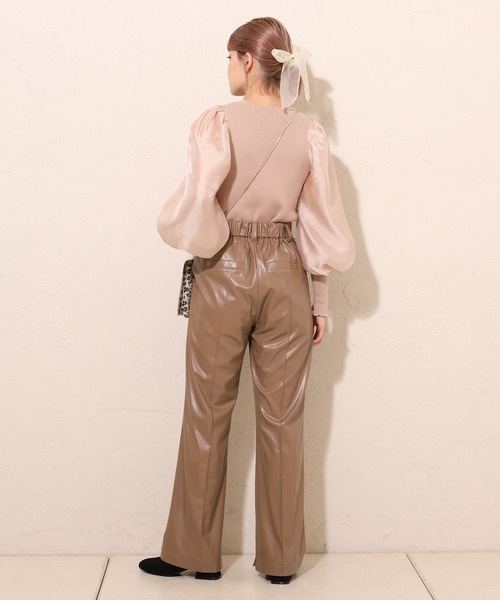 one after another NICE CLAUP（ワンアフターアナザーナイスクラップ）の「アソートスラックスパンツ（スラックス・レディース・ブラック/パープル/ベージュ系その他/ゼブラ・SMALL/MEDIUM）」の22枚目の写真