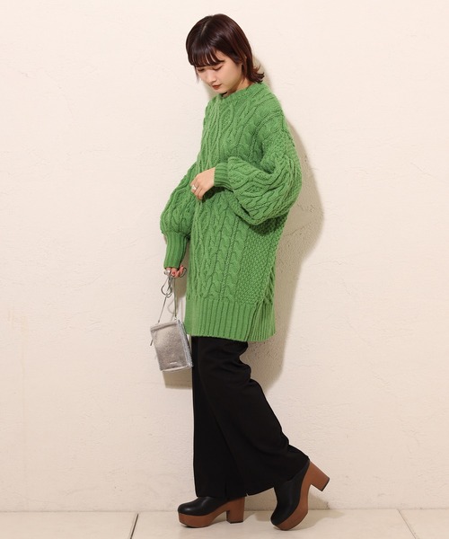 one after another NICE CLAUP（ワンアフターアナザーナイスクラップ）の「アソートスラックスパンツ（スラックス・レディース・ブラック/パープル/ベージュ系その他/ゼブラ・SMALL/MEDIUM）」の14枚目の写真