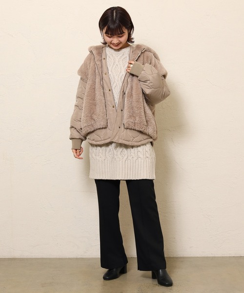 one after another NICE CLAUP（ワンアフターアナザーナイスクラップ）の「アソートスラックスパンツ（スラックス・レディース・ブラック/パープル/ベージュ系その他/ゼブラ・SMALL/MEDIUM）」の17枚目の写真