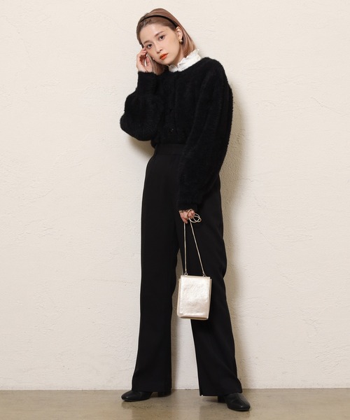 one after another NICE CLAUP（ワンアフターアナザーナイスクラップ）の「アソートスラックスパンツ（スラックス・レディース・ブラック/パープル/ベージュ系その他/ゼブラ・SMALL/MEDIUM）」の12枚目の写真