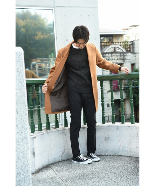 NAVY(ネイビー)の「PBTアラン柄クルーニット(ニット/セーター・メンズ・ホワイト/グリーン/ワイン/チャコール・M/L/XL)」の7枚目の写真