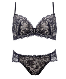 blooming FLORA | 【Sheer Lacey Veil ( シアーリッチベール)】ノンパテッドブラ＋ノーマルショーツ / CDEF(ブラ&ショーツ)