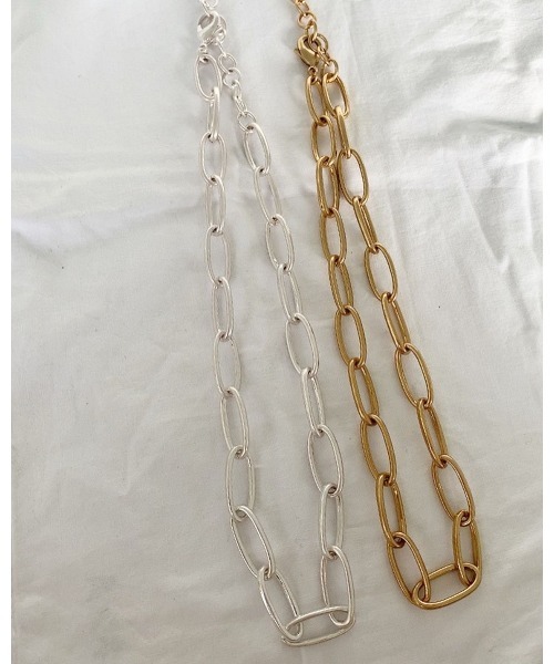 mou（モウ）の「ビッグマットボールネックレス（ネックレス・レディース・シルバー/ゴールド・FREE）」の5枚目の写真