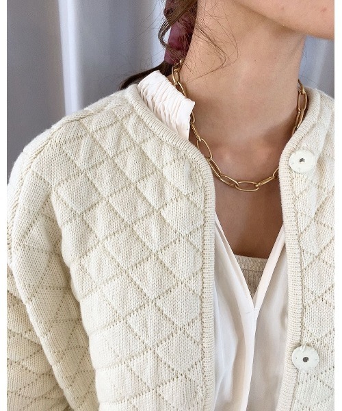 mou（モウ）の「ビッグマットボールネックレス（ネックレス・レディース・シルバー/ゴールド・FREE）」の7枚目の写真