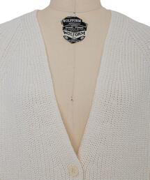 Drawer（ドゥロワー）の「Drawer 7G畦編みカーディガン（カーディガン