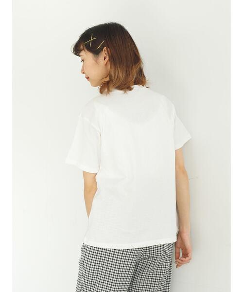 SLURR（スラ―）の「モックネックムジベーシックTシャツ（Tシャツ/カットソー・レディース・チャコールグレー/ブラウン/オフホワイト/ライトベージュ・FREE）」の21枚目の写真