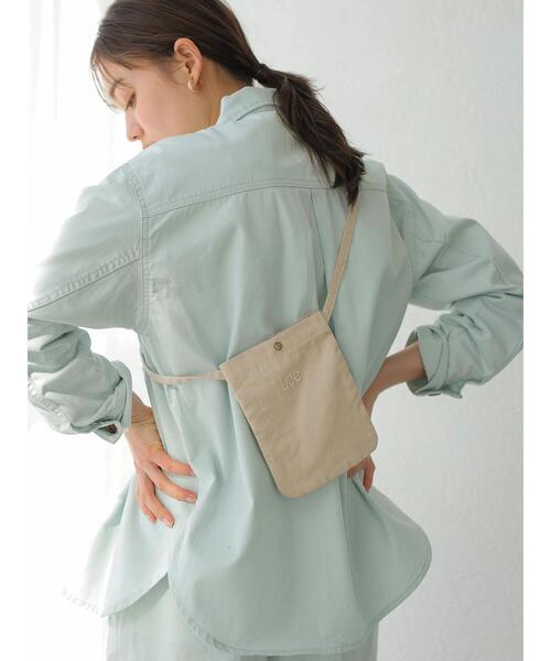 Lee（リー）の「Lee×earth ショルダーBAG ＊（ショルダーバッグ・レディース・ブラック/ベージュ/サックスブルー・FREE）」の16枚目の写真