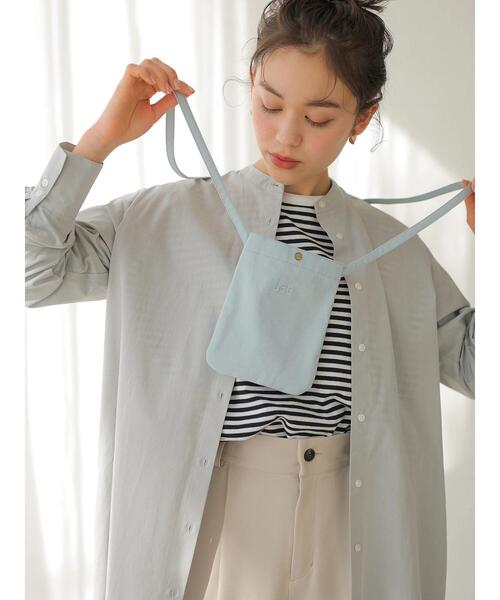 Lee（リー）の「Lee×earth ショルダーBAG ＊（ショルダーバッグ・レディース・ブラック/ベージュ/サックスブルー・FREE）」の17枚目の写真