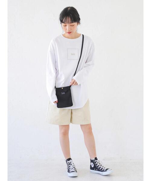 Lee（リー）の「Lee×earth ショルダーBAG ＊（ショルダーバッグ・レディース・ブラック/ベージュ/サックスブルー・FREE）」の20枚目の写真