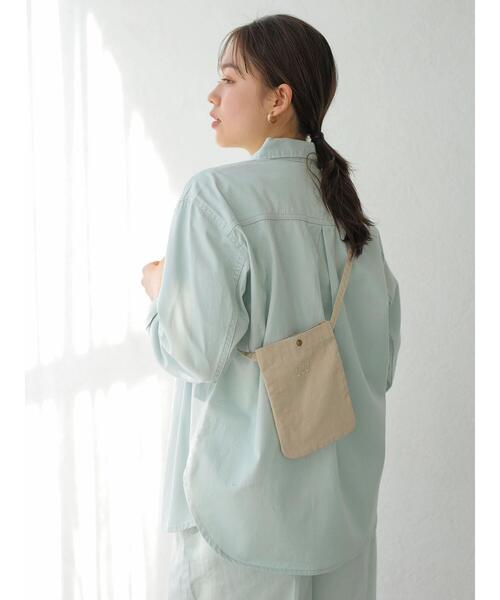 Lee（リー）の「Lee×earth ショルダーBAG ＊（ショルダーバッグ・レディース・ブラック/ベージュ/サックスブルー・FREE）」の21枚目の写真