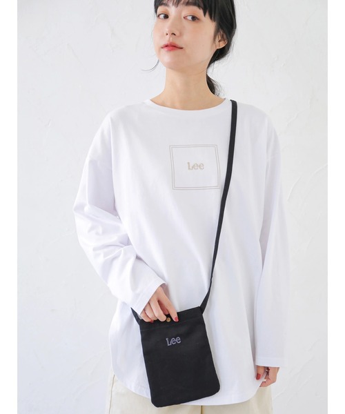 Lee（リー）の「Lee×earth ショルダーBAG ＊（ショルダーバッグ・レディース・ブラック/ベージュ/サックスブルー・FREE）」の8枚目の写真