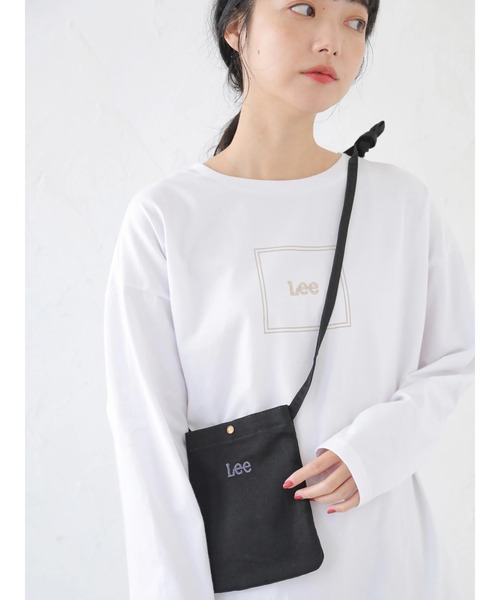 Lee（リー）の「Lee×earth ショルダーBAG ＊（ショルダーバッグ・レディース・ブラック/ベージュ/サックスブルー・FREE）」の7枚目の写真