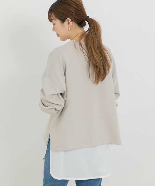 URBAN RESEARCH Sonny Label（アーバンリサーチサニーレーベル）の「インナー付きスウェットプルオーバー（スウェット・レディース・ミント/ベージュ系その他/ブルー系その他・FREE）」の17枚目の写真