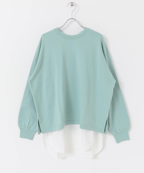 URBAN RESEARCH Sonny Label（アーバンリサーチサニーレーベル）の「インナー付きスウェットプルオーバー（スウェット・レディース・ミント/ベージュ系その他/ブルー系その他・FREE）」の21枚目の写真