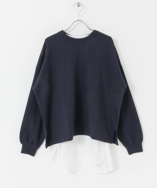 URBAN RESEARCH Sonny Label（アーバンリサーチサニーレーベル）の「インナー付きスウェットプルオーバー（スウェット・レディース・ミント/ベージュ系その他/ブルー系その他・FREE）」の22枚目の写真