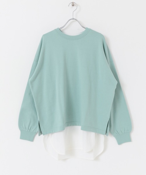 URBAN RESEARCH Sonny Label（アーバンリサーチサニーレーベル）の「インナー付きスウェットプルオーバー（スウェット・レディース・ミント/ベージュ系その他/ブルー系その他・FREE）」の8枚目の写真