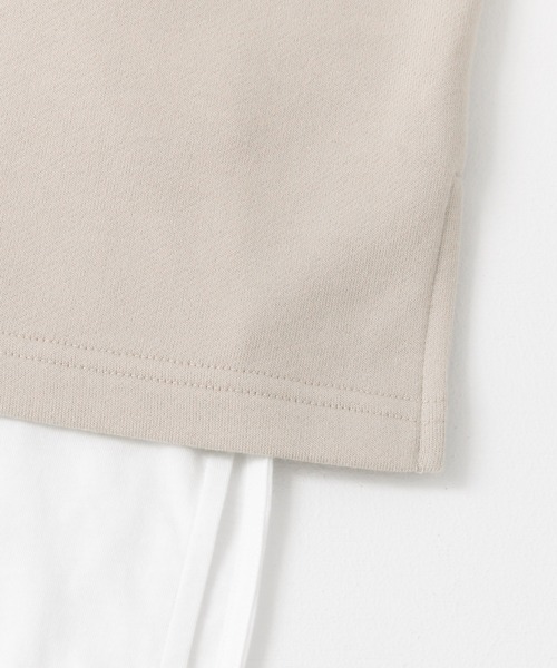 URBAN RESEARCH Sonny Label（アーバンリサーチサニーレーベル）の「インナー付きスウェットプルオーバー（スウェット・レディース・ミント/ベージュ系その他/ブルー系その他・FREE）」の9枚目の写真