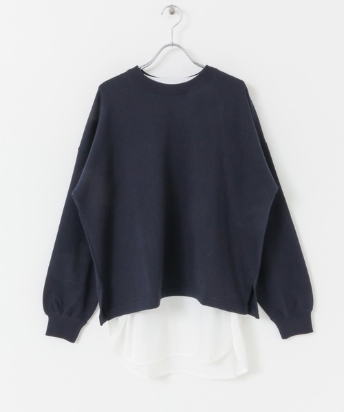 URBAN RESEARCH Sonny Label（アーバンリサーチサニーレーベル）の「インナー付きスウェットプルオーバー（スウェット・レディース・ミント/ベージュ系その他/ブルー系その他・FREE）」の6枚目の写真