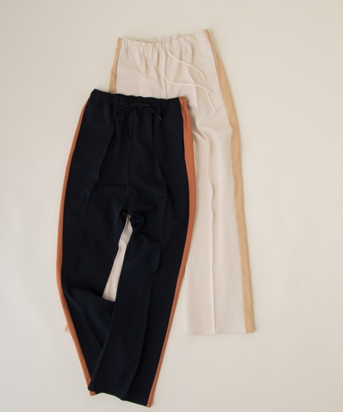 Kastane（カスタネ）の「ラインジャージパンツ（その他パンツ・レディース・アイボリー/ネイビー/ダークブルー/グリーン・FREE）」の14枚目の写真