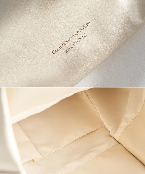 ROPE' PICNIC（ロペピクニック）の「【A4対応】洗えるメッシュハンドルトートバッグ（トートバッグ・レディース・シルバー/グリーン/イエロー系その他2/キナリ/ブラック/ホワイト系その他6/グリーン系その他/パープル系その他/ネイビー/イエロー系その他/レッド系その他・FREE）」の17枚目の写真