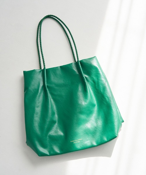 ROPE' PICNIC（ロペピクニック）の「【A4対応】洗えるメッシュハンドルトートバッグ（トートバッグ・レディース・シルバー/グリーン/イエロー系その他2/キナリ/ブラック/ホワイト系その他6/グリーン系その他/パープル系その他/ネイビー/イエロー系その他/レッド系その他・FREE）」の16枚目の写真