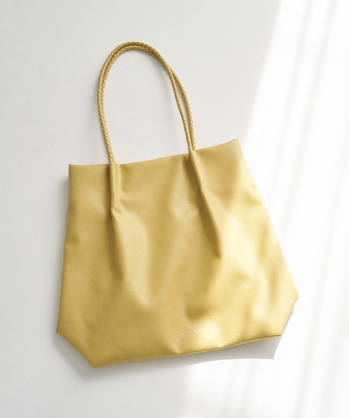 ROPE' PICNIC（ロペピクニック）の「【A4対応】洗えるメッシュハンドルトートバッグ（トートバッグ・レディース・シルバー/グリーン/イエロー系その他2/キナリ/ブラック/ホワイト系その他6/グリーン系その他/パープル系その他/ネイビー/イエロー系その他/レッド系その他・FREE）」の14枚目の写真