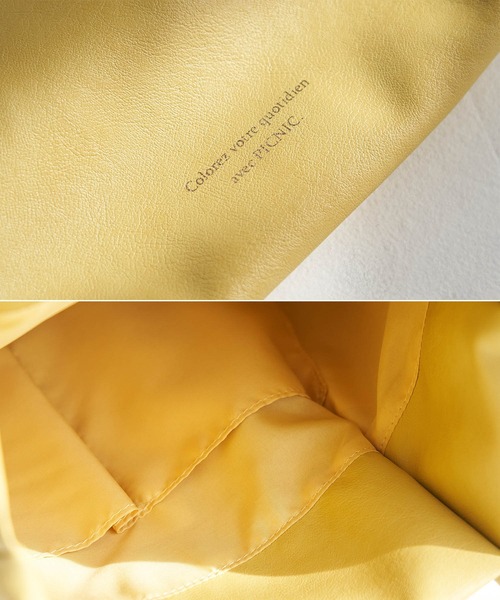 ROPE' PICNIC（ロペピクニック）の「【A4対応】洗えるメッシュハンドルトートバッグ（トートバッグ・レディース・シルバー/グリーン/イエロー系その他2/キナリ/ブラック/ホワイト系その他6/グリーン系その他/パープル系その他/ネイビー/イエロー系その他/レッド系その他・FREE）」の13枚目の写真