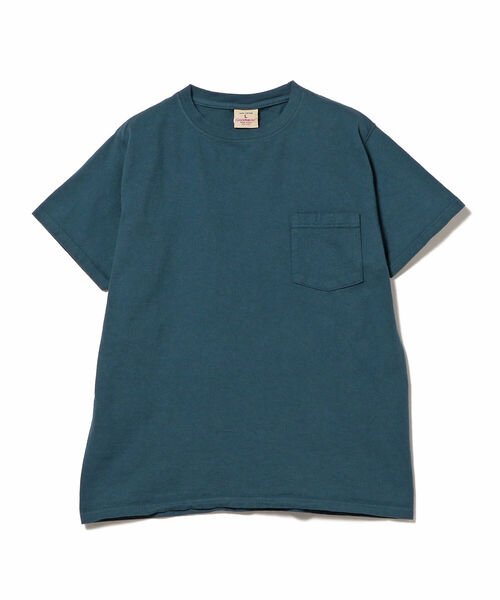 Goodwear(Since1983)(グッドウェア)の「Goodwear / 半袖 ポケット Tシャツ<MEN>(Tシャツ/カットソー・メンズ・クリーム/ブラウン/ブルー/ナチュラル/ブラック・MEDIUM/X-LARGE/LARGE)」の5枚目の写真