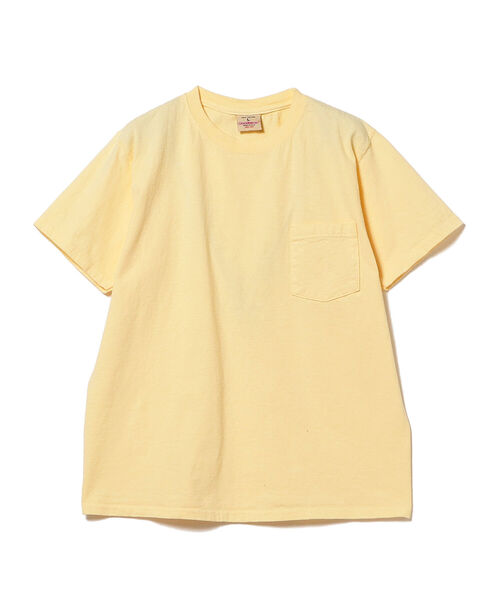 Goodwear(Since1983)(グッドウェア)の「Goodwear / 半袖 ポケット Tシャツ<MEN>(Tシャツ/カットソー・メンズ・クリーム/ブラウン/ブルー/ナチュラル/ブラック・MEDIUM/X-LARGE/LARGE)」の3枚目の写真