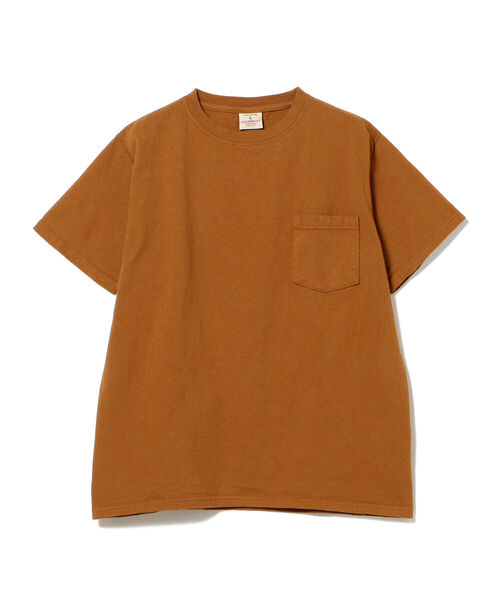 Goodwear(Since1983)(グッドウェア)の「Goodwear / 半袖 ポケット Tシャツ<MEN>(Tシャツ/カットソー・メンズ・クリーム/ブラウン/ブルー/ナチュラル/ブラック・MEDIUM/X-LARGE/LARGE)」の10枚目の写真