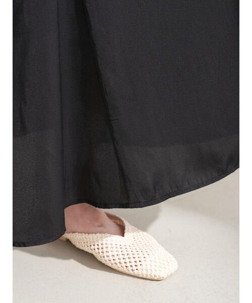 earth music&ecology（アースミュージックアンドエコロジー）の「サテンバックリボンキャミワンピース ＊（ワンピース・レディース・モカ/ピンク/ブラック・FREE）」の16枚目の写真