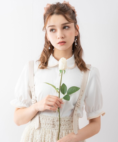 DearMyLoveRose(ディアマイラブローズ)の「サスペンダーレースフレアスカート(スカート・レディース・ブラック/ブルー/ベージュ系その他/ベージュ/ブラック系その他/ブルー系その他・XX-LARGE/LARGE/MEDIUM/X-LARGE)」の19枚目の写真