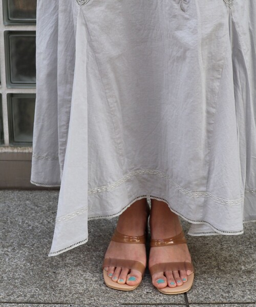 DEICY（デイシー）の「エンブロイダリーレーススカート（スカート・レディース・ライトブルー/オフホワイト/ピンク・1/0）」の8枚目の写真