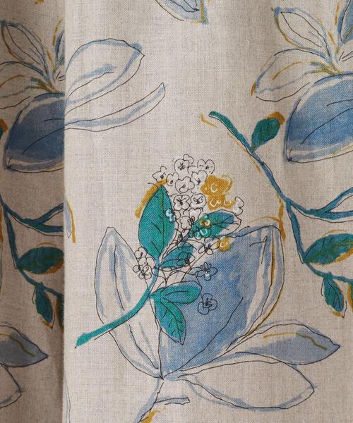 smart pink（スマートピンク）の「◆【手洗い可】楽々リネンフラワースカーチョ（その他パンツ・レディース・ベージュ系その他3/ライトグリーン系・88）」の3枚目の写真