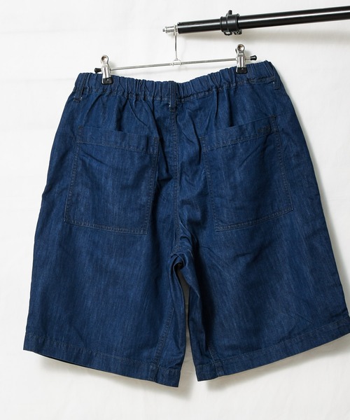 WILD THINGS（ワイルドシングス）の「《WILD THING》SHELTECH BUSH SHORTS（デニムパンツ・メンズ・ライトブルー/インディゴブルー・MEDIUM/LARGE/X-LARGE）」の5枚目の写真