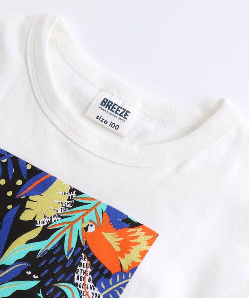 BREEZE（ブリーズ）の「サファリリンクワンピース（ワンピース・キッズ・ブラック/オフホワイト・90/100/110/120/80/130/140）」の6枚目の写真