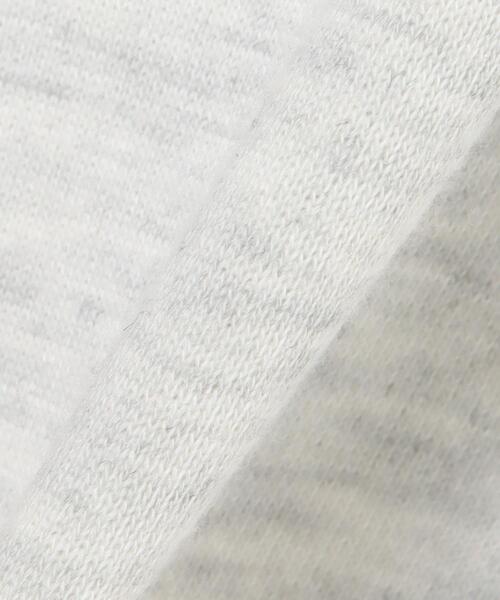 INGNI（イング）の「カレッジ／ロゴショート丈プルオーバー（Tシャツ/カットソー・レディース・グレー/オフホワイト/グリーン/スミクロ・M）」の13枚目の写真