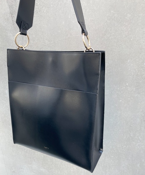 loti（ロティ）の「WEB限定 loti ワイドハンドルスクエアトート（トートバッグ・レディース・アイボリー/ブラック/ブラウン・FREE）」の16枚目の写真