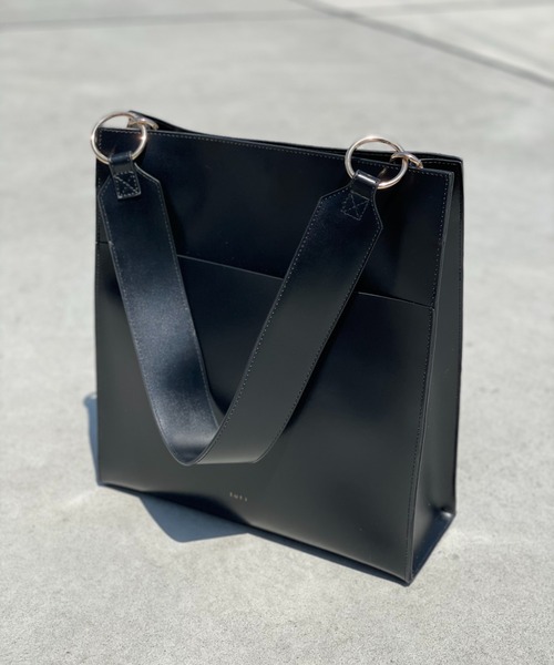 WEB限定 loti ワイドハンドルスクエアトート（トートバッグ