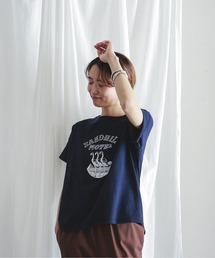 FIL DE FER | フラミンゴプリント　半袖Ｔ(Tシャツ/カットソー)