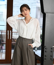 Rewde | シアーシャツ（1R13-05141）(シャツ/ブラウス)