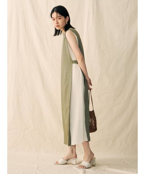 COTORICA（コトリカ）の「リネンライクプリーツ切替ワンピース