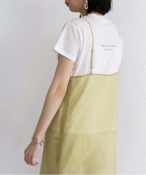 RANDA（ランダ）の「バックロゴTシャツ（Tシャツ/カットソー・レディース・ホワイト/ブラック/ベージュ/グリーン・FREE）」の11枚目の写真