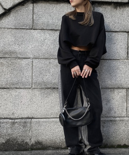 LVEU.（ラブユ.）の「Cropped sweat setup / クロップド