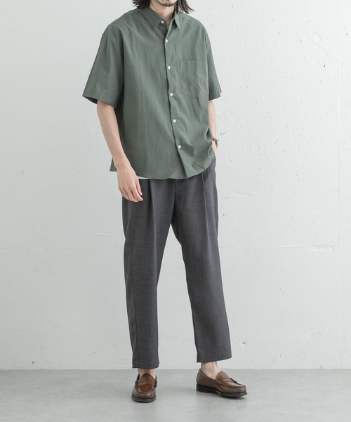 UR Lab.（アーバンリサーチラボ）の「UR Lab.　リネンライクテーパードパンツ（その他パンツ・メンズ・チャコールグレー/ブラック/ブラウン/ミント・MEDIUM/LARGE）」の17枚目の写真