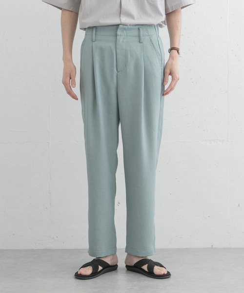 UR Lab.（アーバンリサーチラボ）の「UR Lab.　リネンライクテーパードパンツ（その他パンツ・メンズ・チャコールグレー/ブラック/ブラウン/ミント・MEDIUM/LARGE）」の7枚目の写真