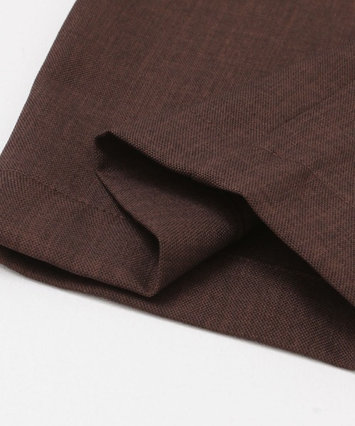 UR Lab.（アーバンリサーチラボ）の「UR Lab.　リネンライクテーパードパンツ（その他パンツ・メンズ・チャコールグレー/ブラック/ブラウン/ミント・MEDIUM/LARGE）」の10枚目の写真