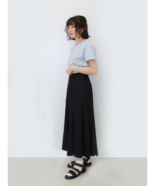 ehka sopo(エヘカソポ)の「タックマーメイドスカート(スカート・レディース・イエロー/グリーン/ブラック・フリ-)」の9枚目の写真