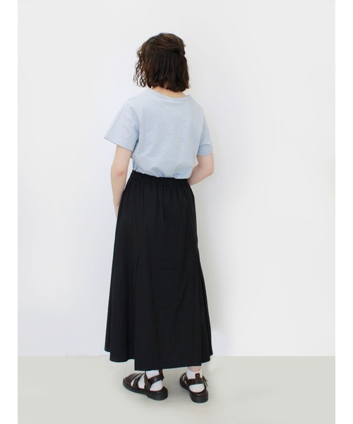 ehka sopo(エヘカソポ)の「タックマーメイドスカート(スカート・レディース・イエロー/グリーン/ブラック・フリ-)」の10枚目の写真