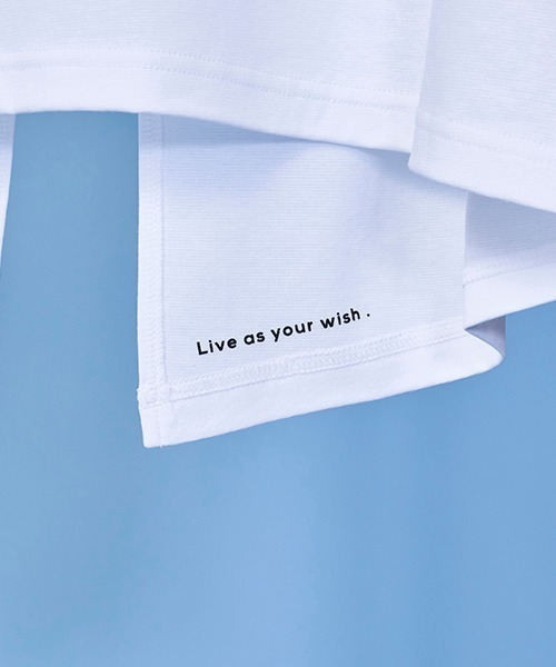 lautreamont BLEUBLANC(ロートレアモンブルーブラン)の「バックスリットロゴTシャツ(Tシャツ/カットソー・レディース・グリーン/ブラック/ホワイト・9号)」の10枚目の写真